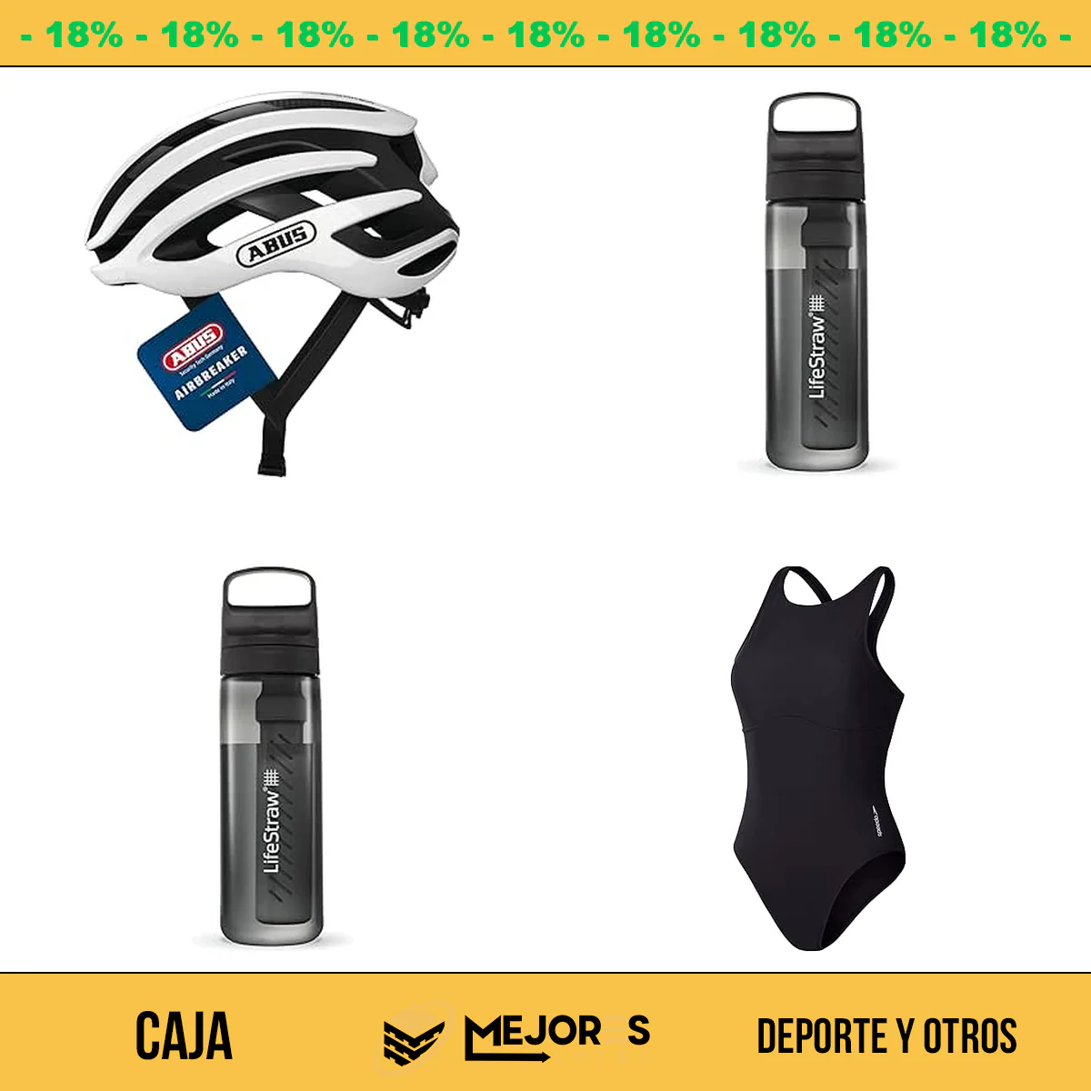 Caja de 49 Items Sin Revisar, Deporte, Lote #spW84m7315H