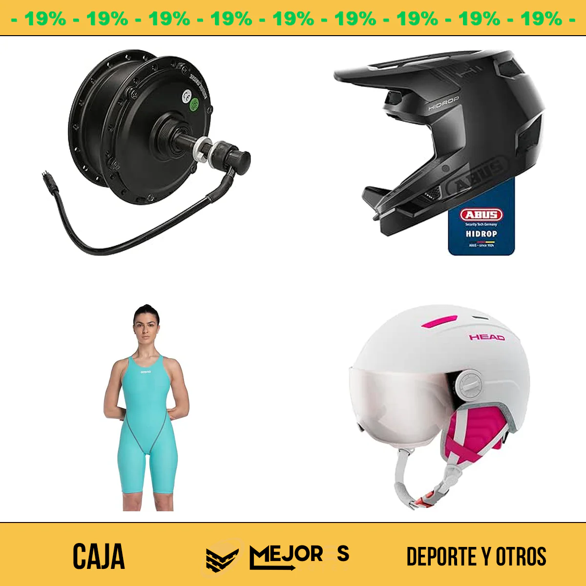 Caja de 42 Items Sin Revisar, Deporte, Lote #spW84m7315W