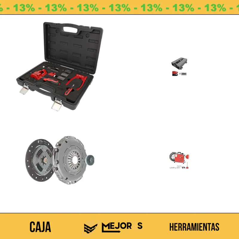 Caja de 36 Items Sin Revisar, Herramientas, Lote #spW84m7324M
