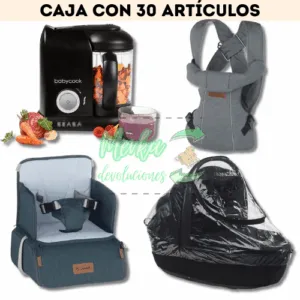 Caja de Devoluciones de Amazon con 30 Artículo de Bebé REF: W83P8912Y