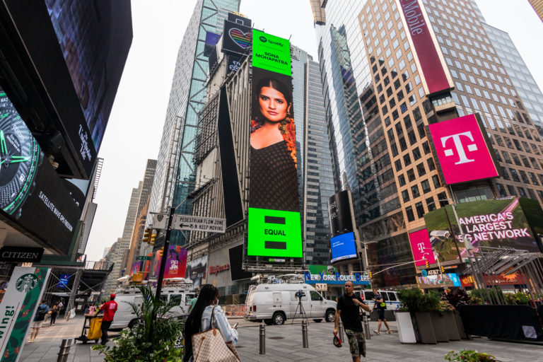 Sona Mohapatra Makes Her Times Square Billboard Debut