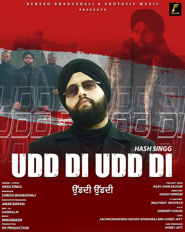 Music on Cards for Photofit, this 2022. The run begins with the Punjabi Rap single “Udd Di Udd Di”