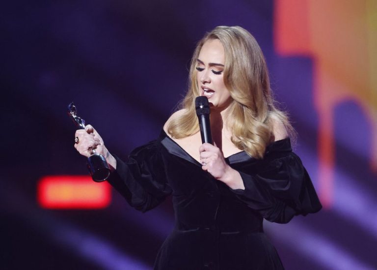 Queen of the BRITs' Adele wins big at British music