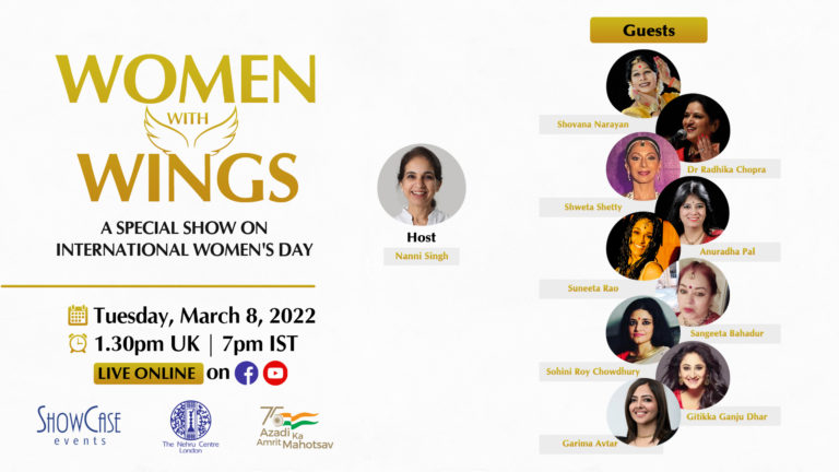 Showcase Events and Nehru Centre London Celebrate Women with Wings