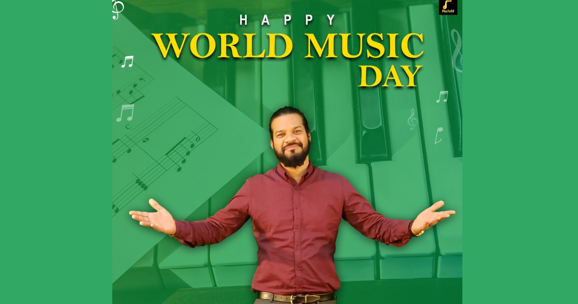 Music Gives soul to Universe, Let's Celebrate World Music day with Photofit Music