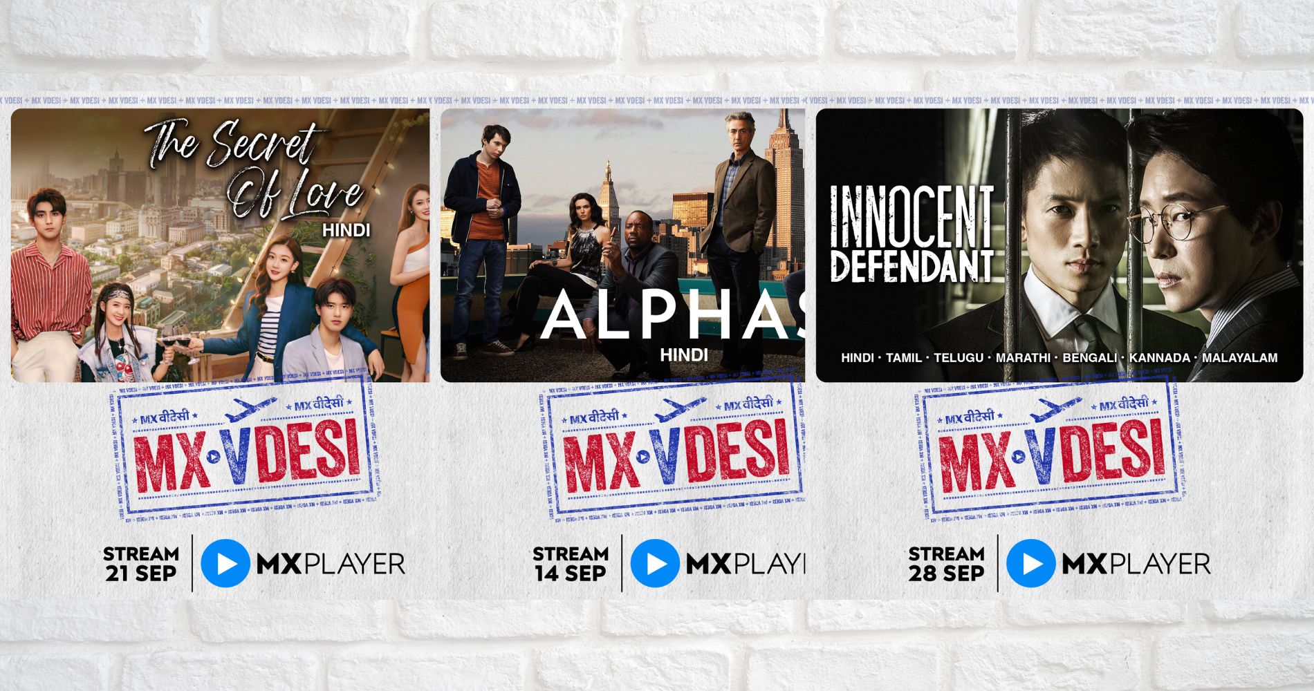 This September, MX Player has must-watch Original and International shows!