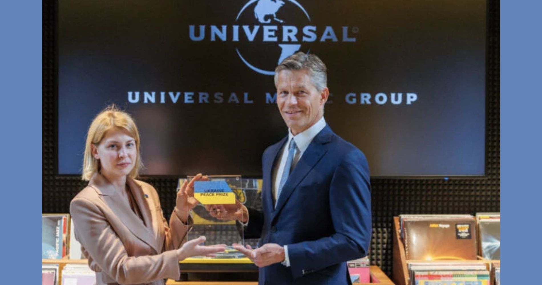 Universal Music Group awarded ‘Ukraine Peace Prize’ for humanitarian work-MBW