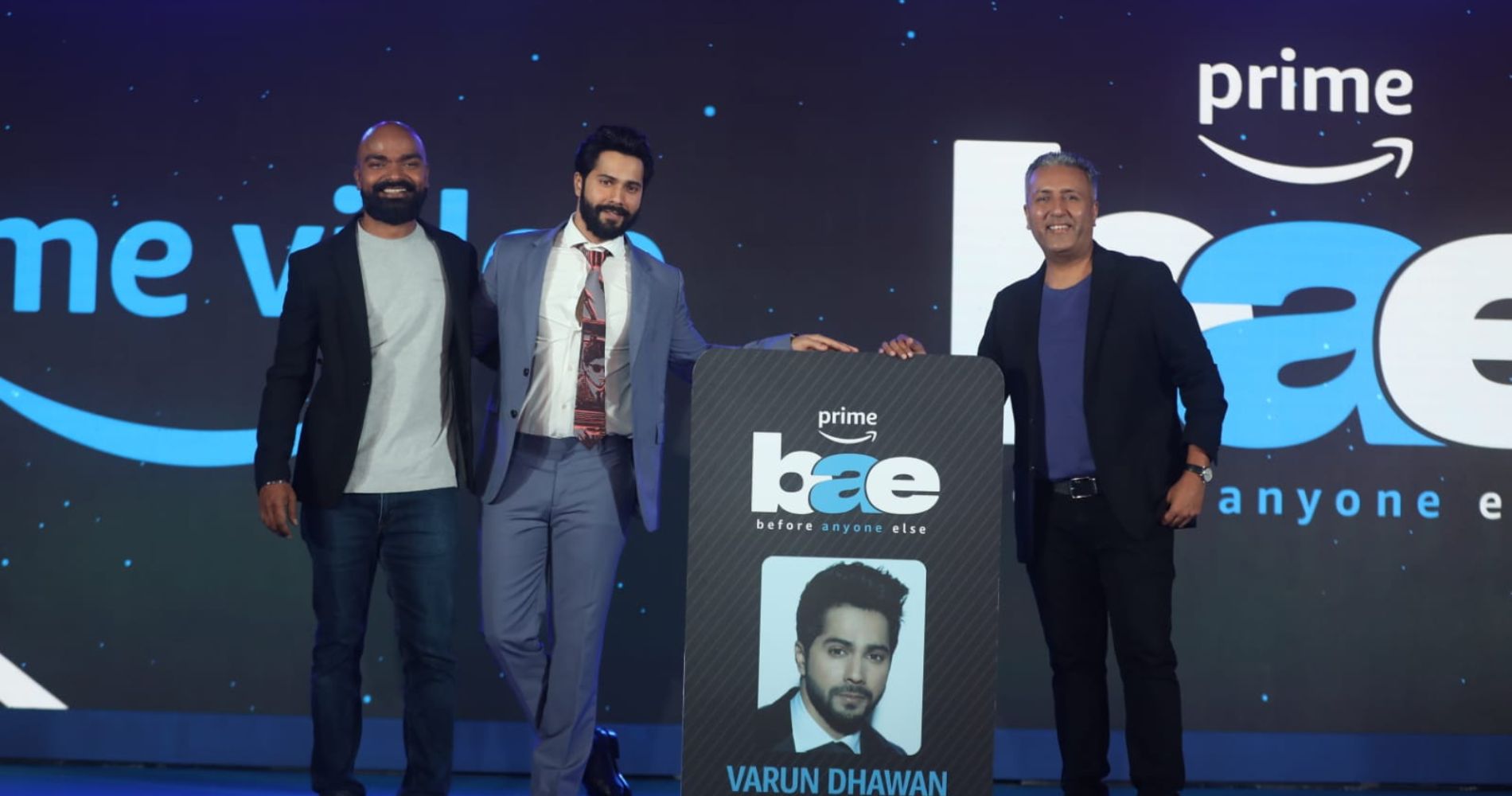 Prime Video as it announces Varun Dhawan as the first Prime Bae