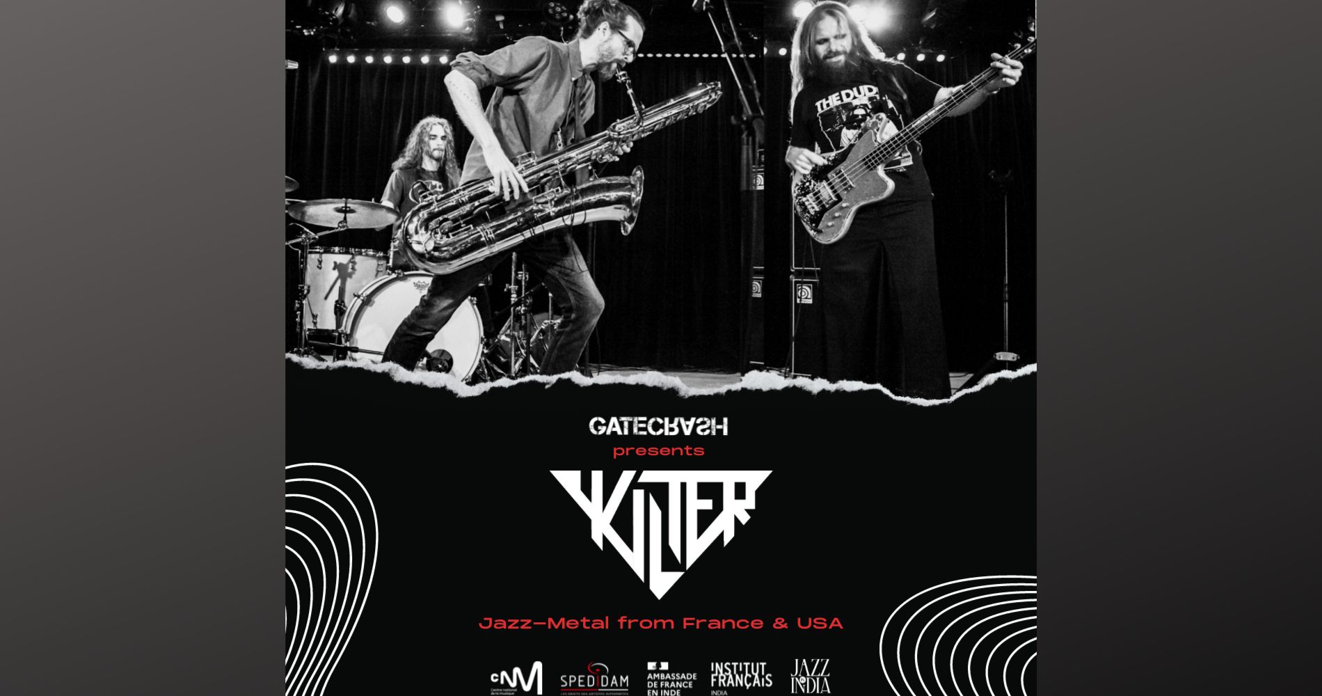 French-American Jazz-metal trio "KILTER" tours India for the first time in november 2022