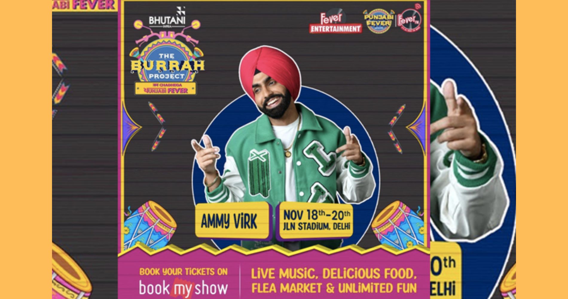 Delhi is all set to witness the biggest Punjabi music and food festival, 'The Burrah Project: Ab Chadhega Punjabi Fever'