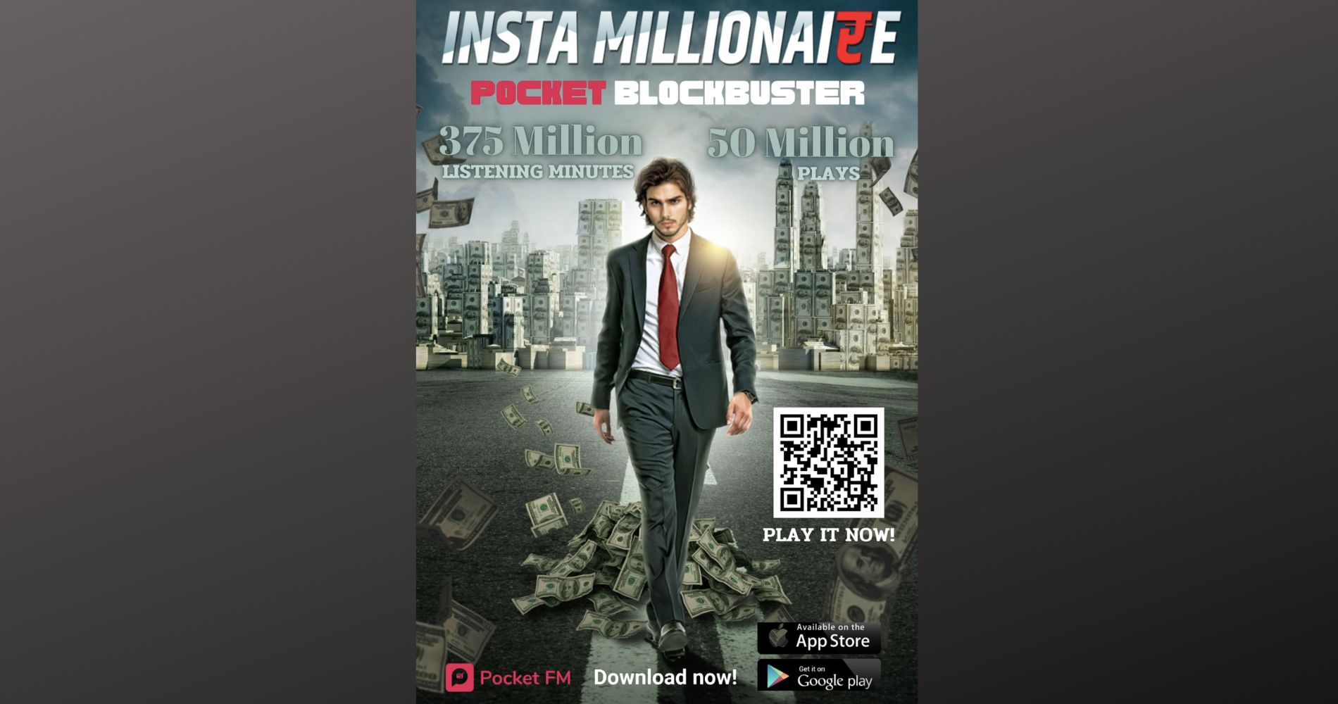 Pocket FM Blockbuster Audio Series ‘Insta Millionaire’ crosses  Rs.10cr landmark; eyes Rs.50 cr revenue for this series