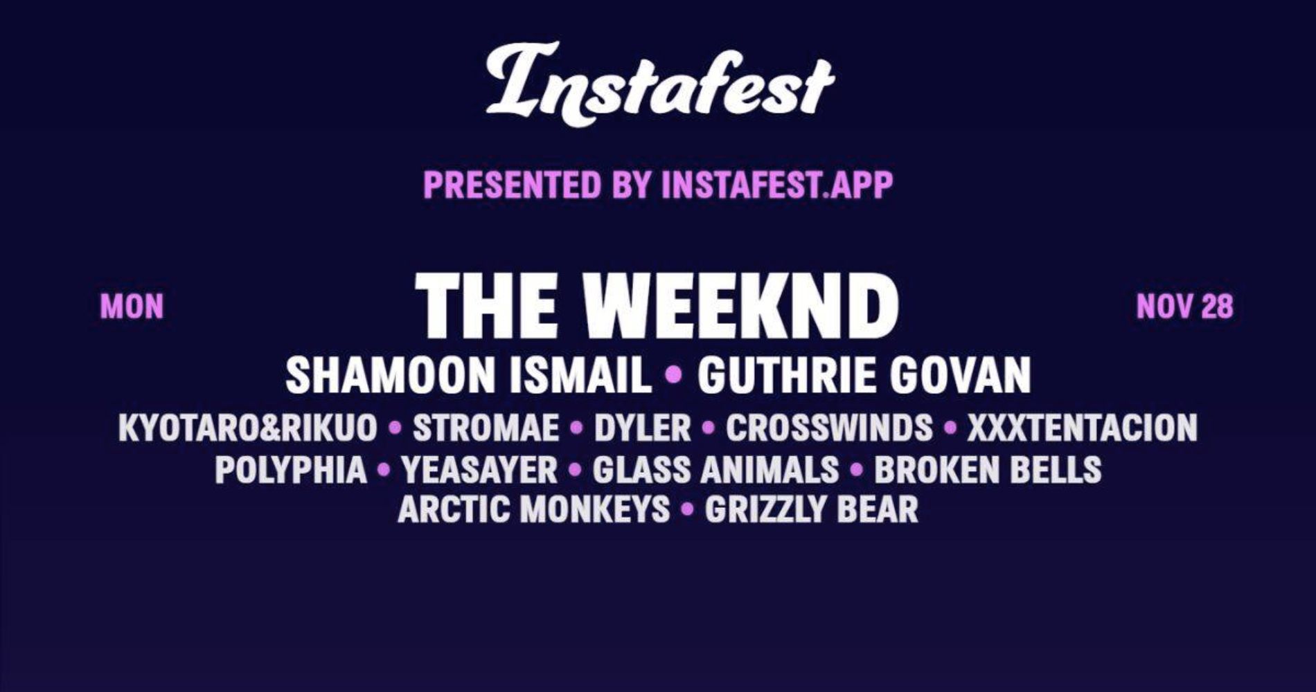 How to create your own ‘Instafest’ fake  festival lineup with your Spotify?