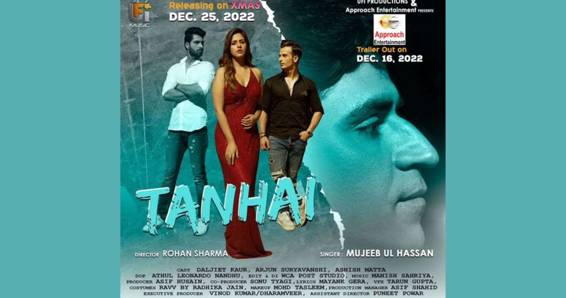 UFi Productions & Approach Entertainment to release Singer Mujeeb Ul Hassan’s Single Music video Tanhai