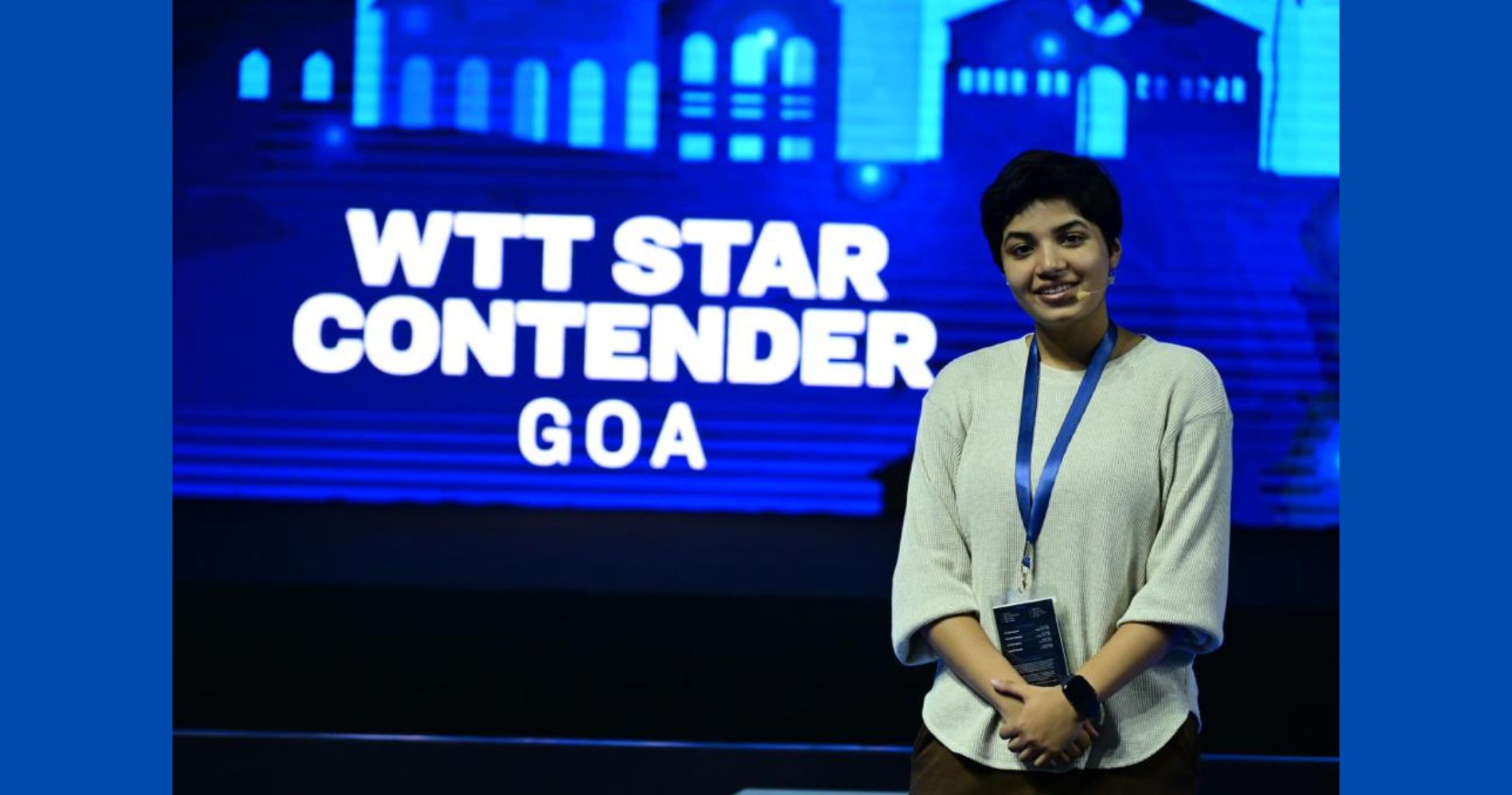 Former Junior Indian Paddler Anubha Creates Music By Leveraging Table Tennis Ball At WTT Contender Goa