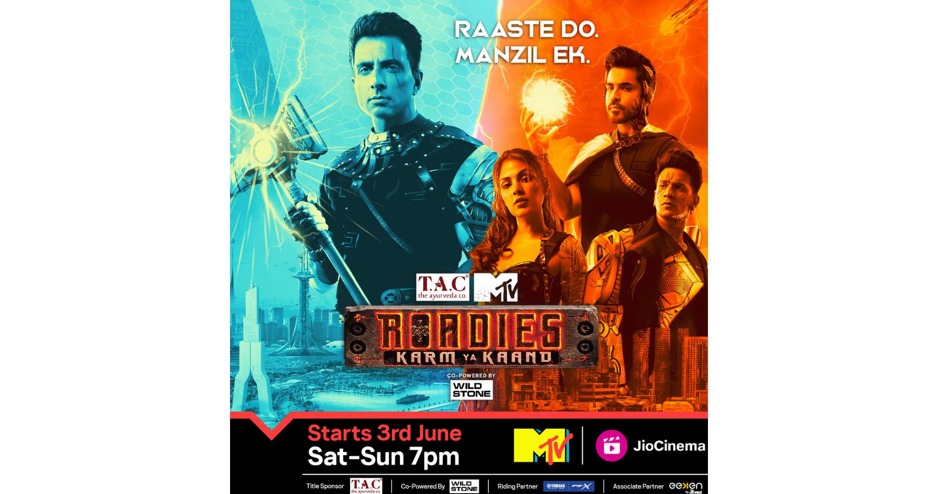 MTV Announces The 19th Season Of It's Unrivalled Youth Adventure Reality Show MTV Roadies - ‘Karm ya Kaand’