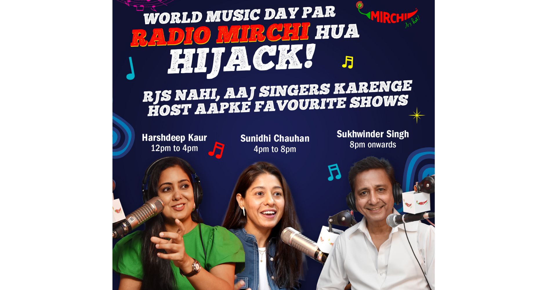 A Melodious Takeover: Superstar Singers Transform Into Mirchi RJs On This World Music Day