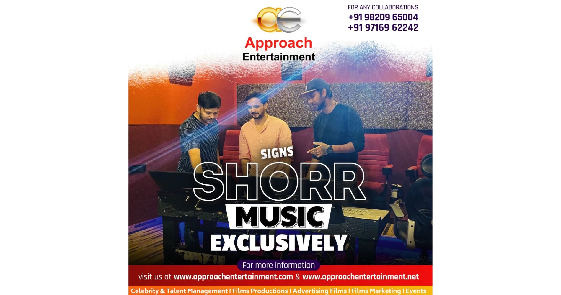 Approach Entertainment Signs Shorr Music Exclusively