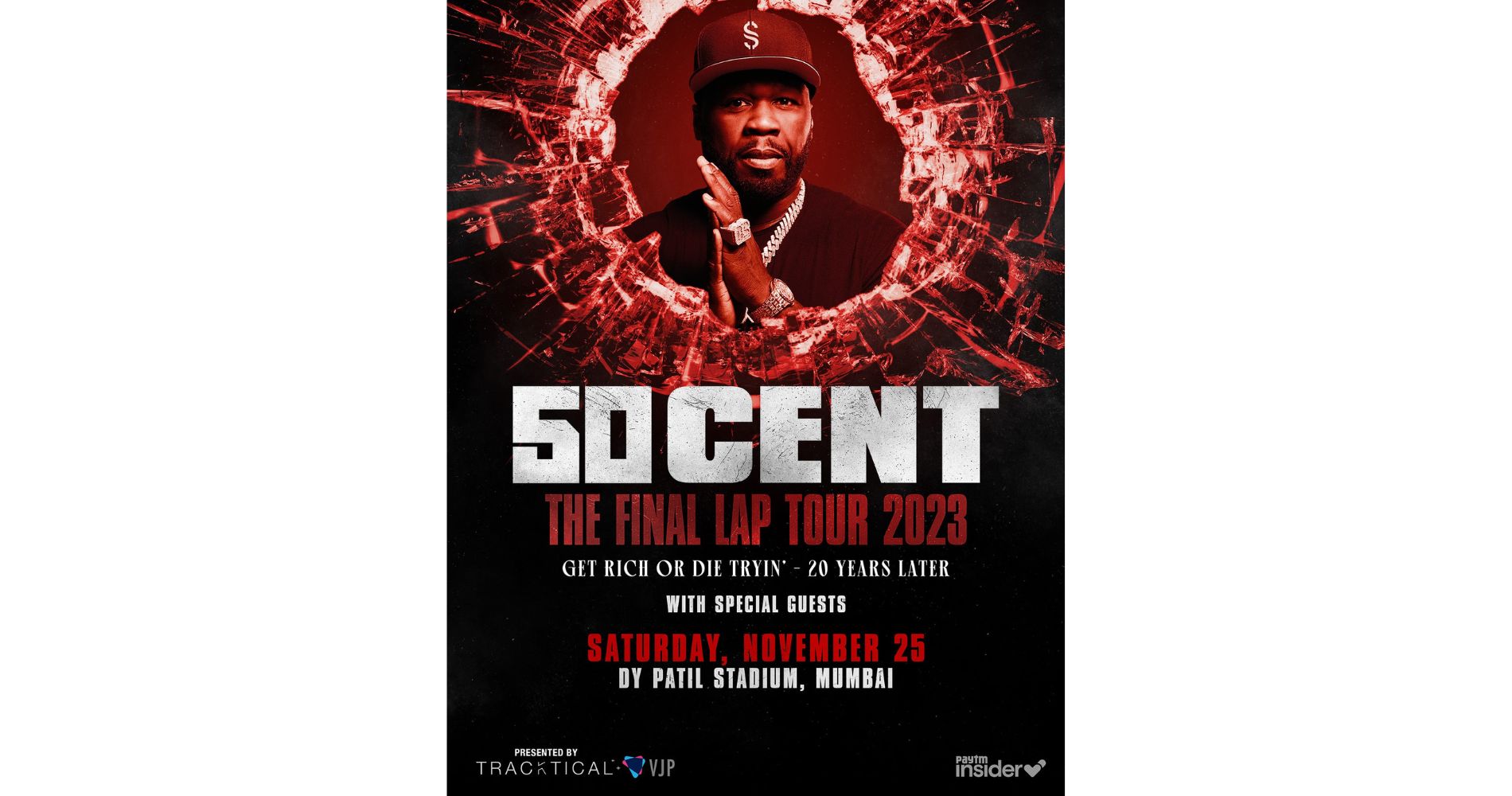 Calling All Hip-Hop Fans: 50 Cent's Mumbai Concert Tickets Now Available With Tracktical Concerts And Paytm Insider