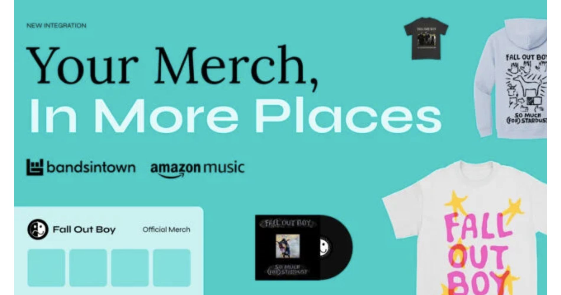 Amazon Music Collaborates With Bandsintown For Exclusive Merchandise