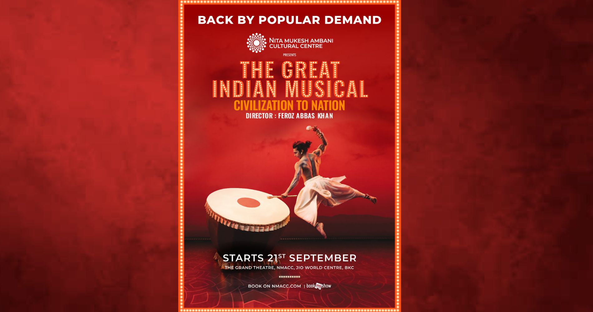 Nita Mukesh Ambani Centre Brings Back Iconic 'The Great Indian Musical: Civilization To Nation’On Popular Demand