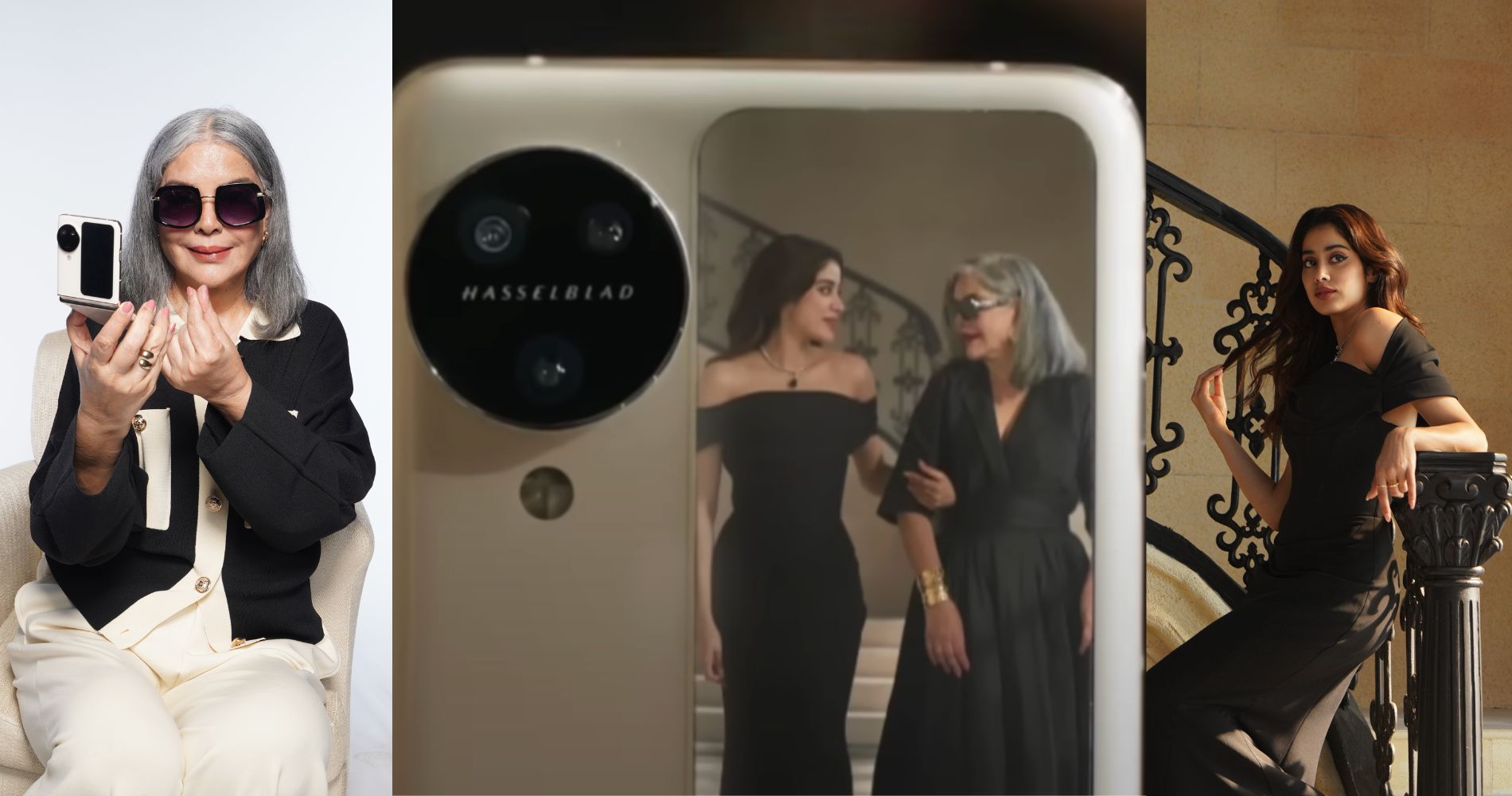 Zeenat Aman And Jhanvi Kapoor Unite In OML Entertainment's OPPO India Campaign