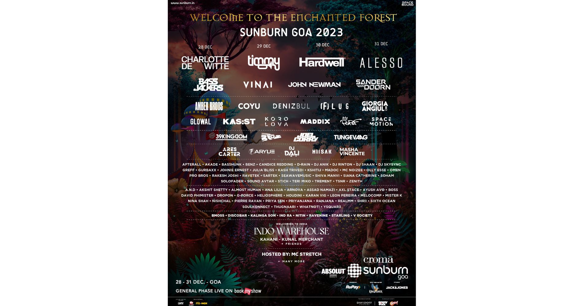 Sunburn Goa 2023 Unveils Stellar Artist Lineup And Unforgettable Venue