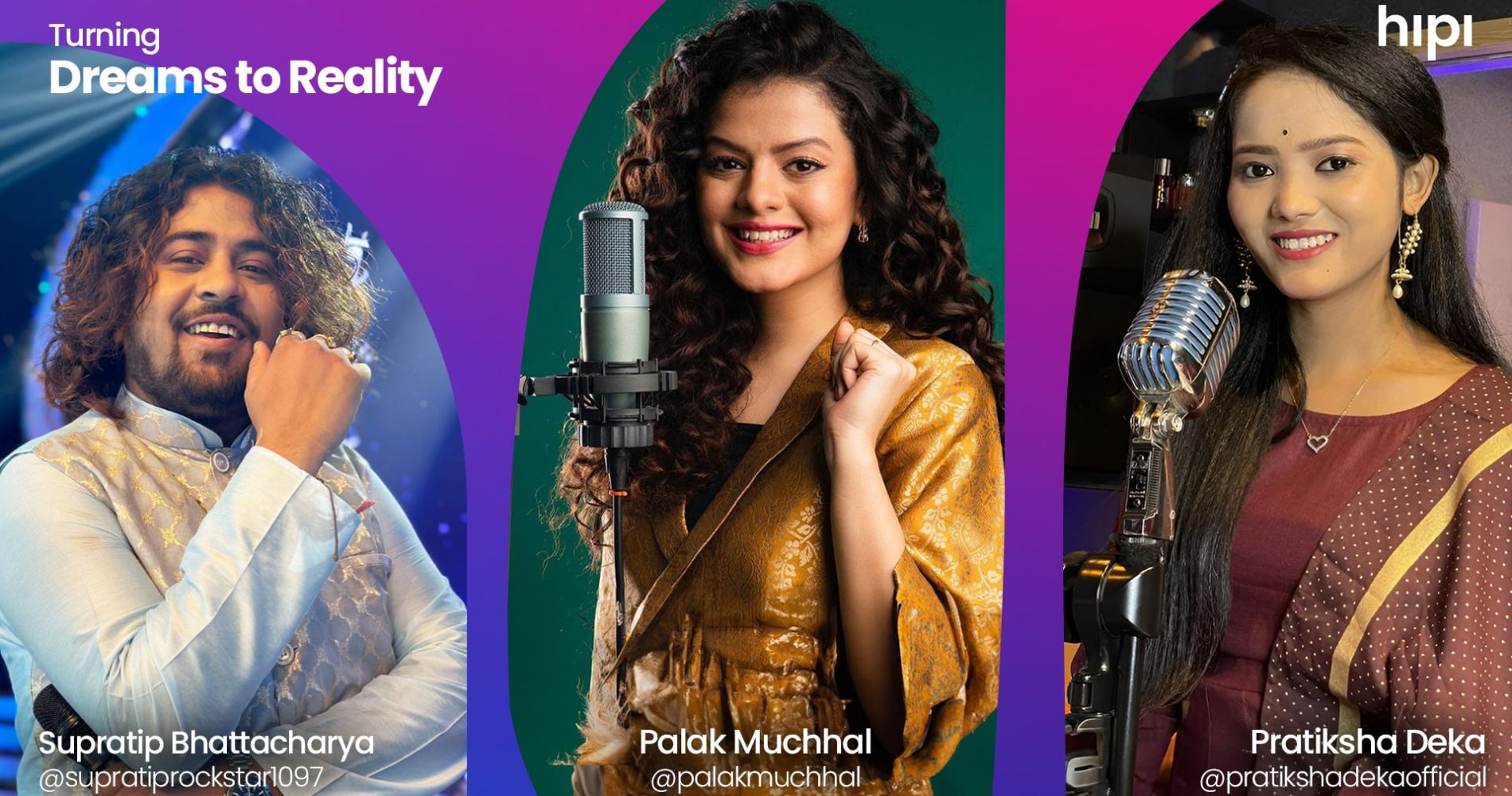Hipi's Duet Delight: Palak Muchhal Joins Two Talented Creators For