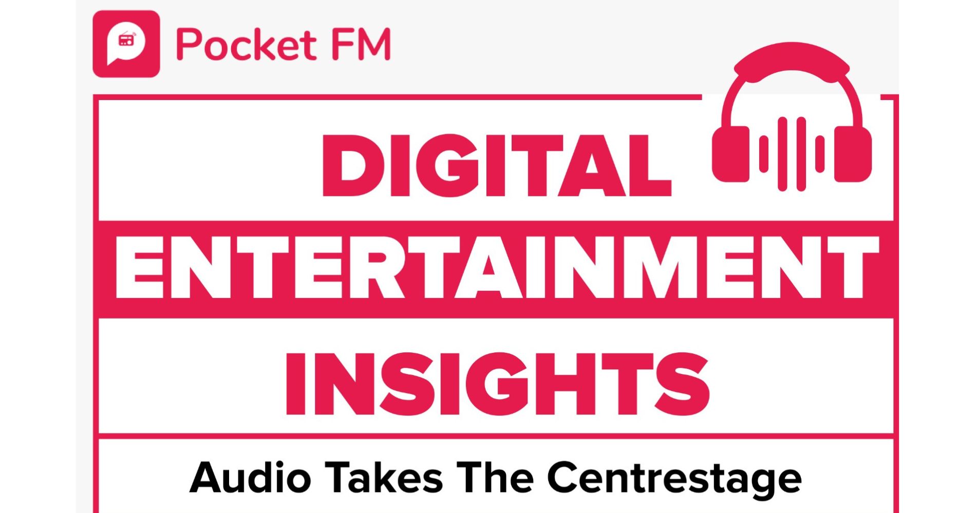 Audio Emerges As Lifestyle In Pocket FM's Latest Findings