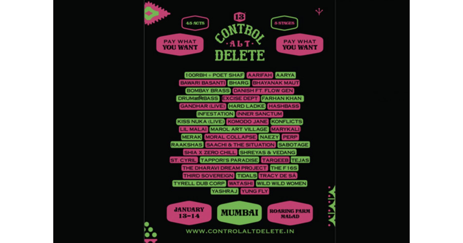 Control ALT Delete Music Festival Set To Rock 2024 With A Stellar Lineup