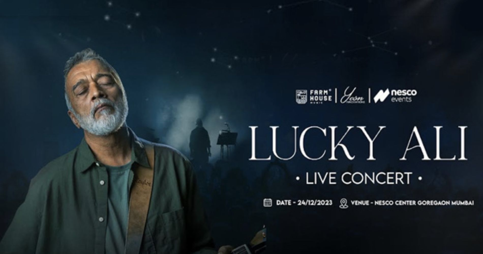 Lucky Ali Takes Center Stage In A Dazzling Concert, Powered By NESCO Events, YOSN Innovations, And Farmhouse Music