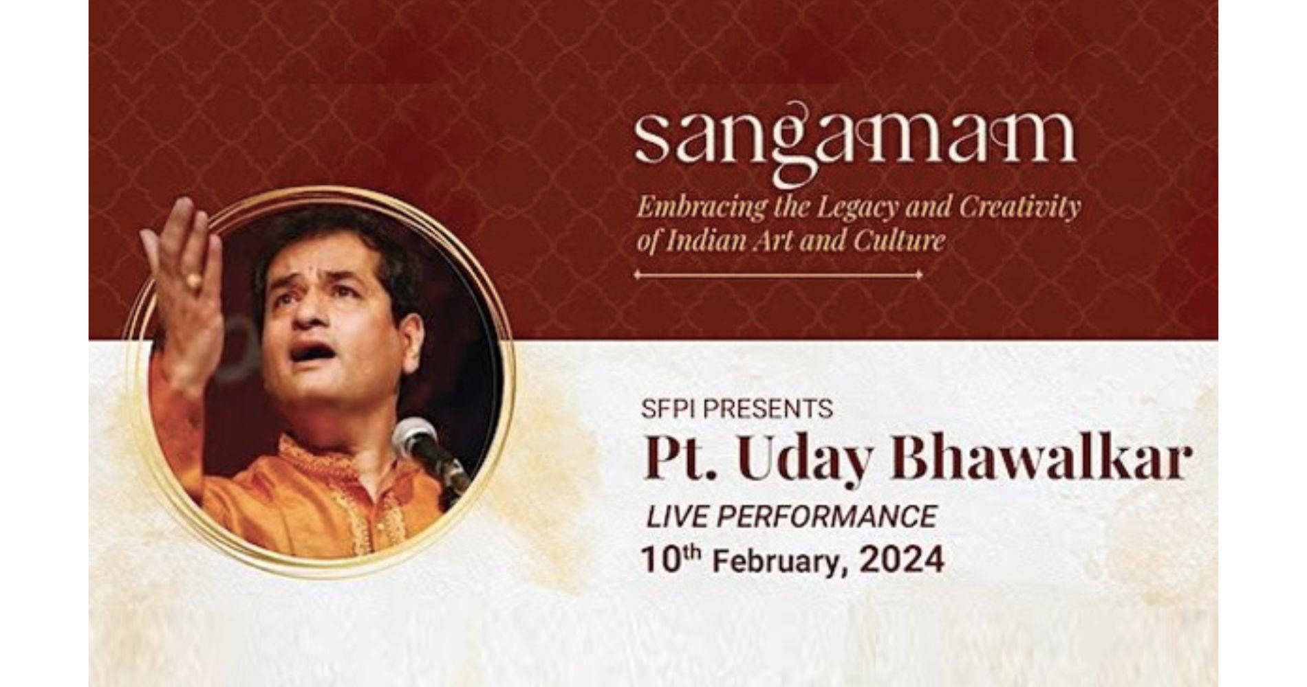 Mark Your Calendar: Pt. Uday Bhawalkar's Dhrupad Concert Live On February 10th, 2024