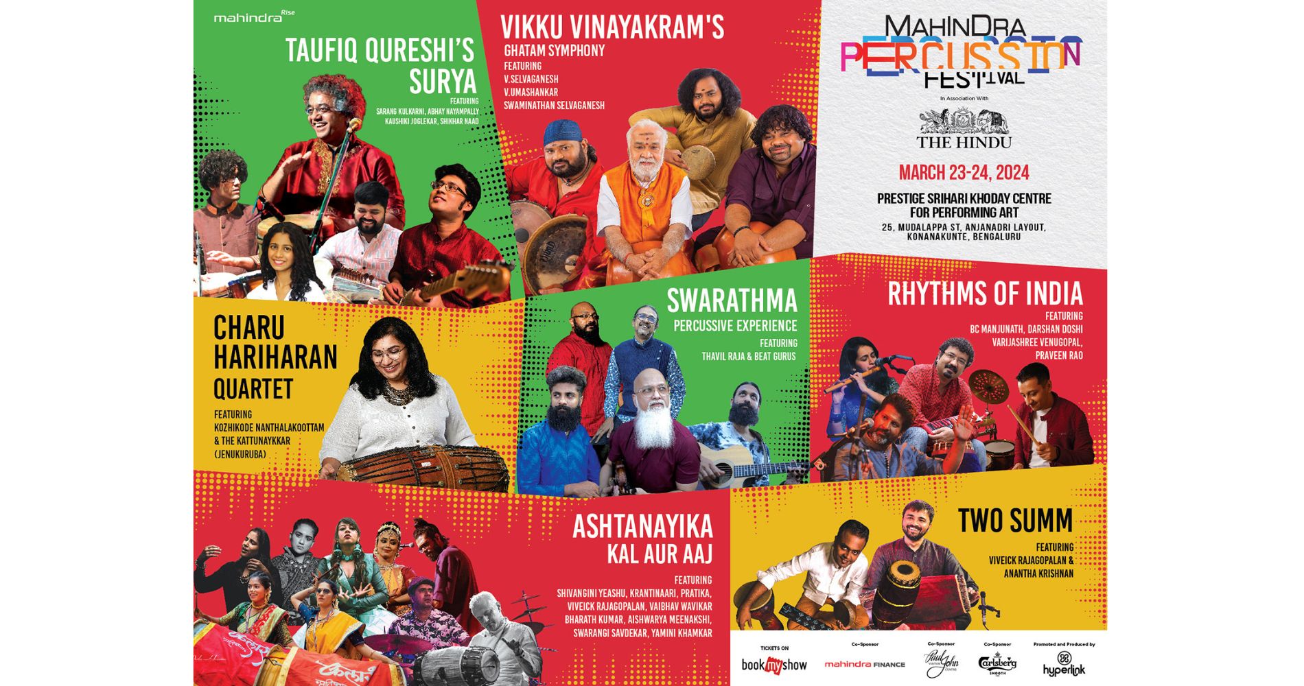 Mahindra Percussion Festival's Second Edition Unveils Exceptional Artist Line-Up