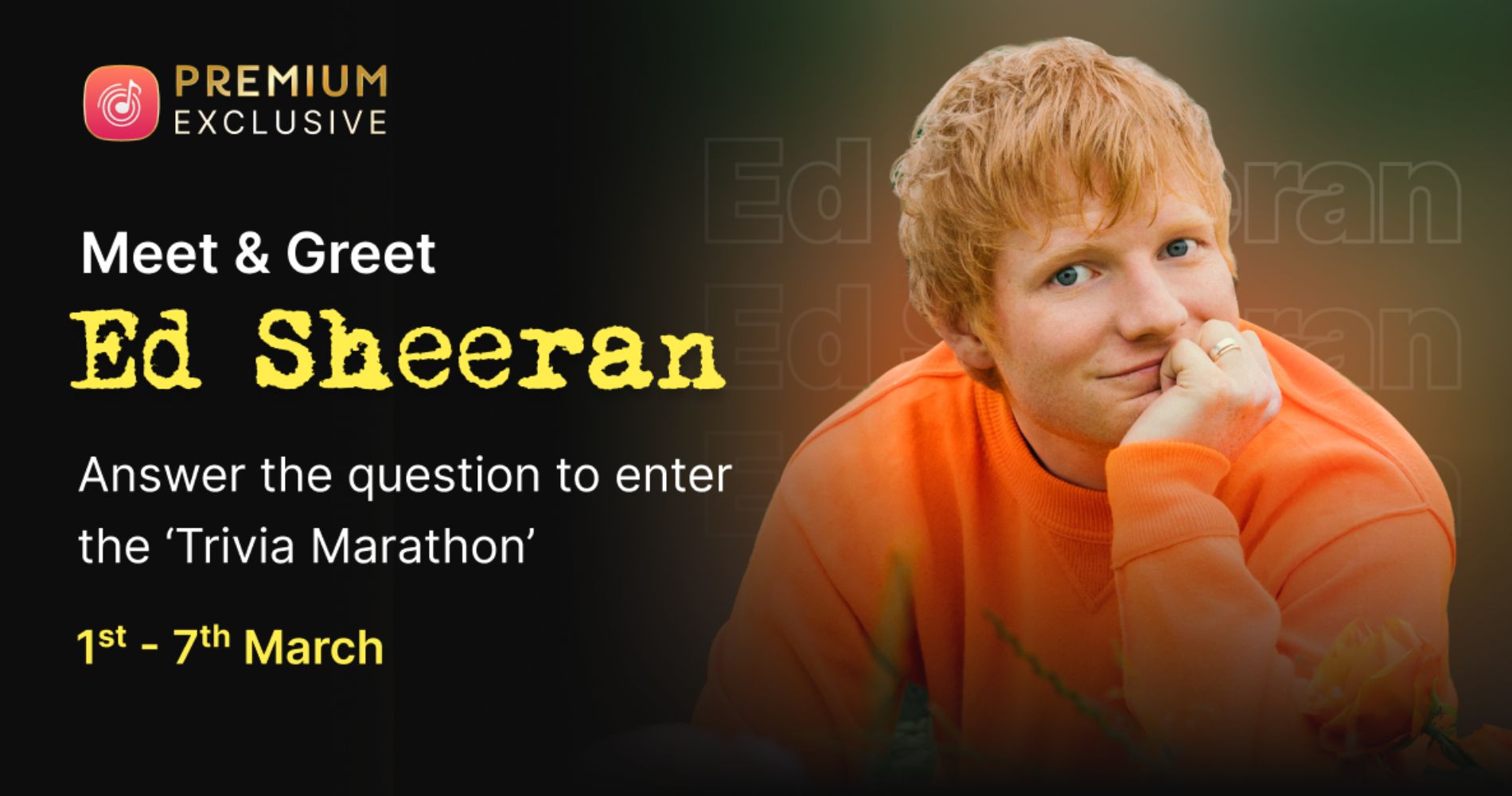 Wynk Music Elevates Experience: Offers Exclusive Chance To Meet Ed Sheeran