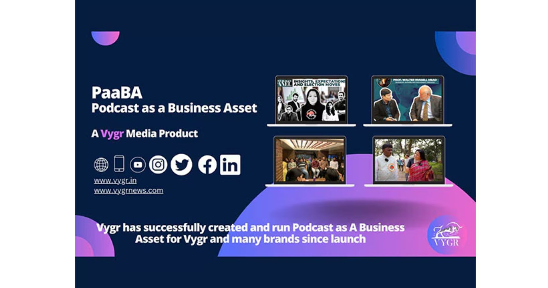 Vygr Media Launches PAABA, Revolutionizing Brand Podcasting