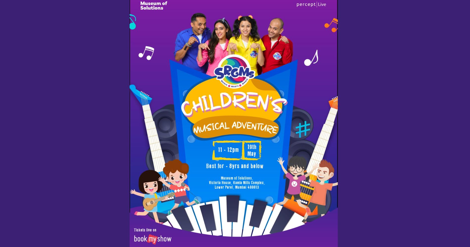 Percept Partners With Chin2 Bhosle To Launch 'SRGMS' - India's First Rock Band Show For Kids