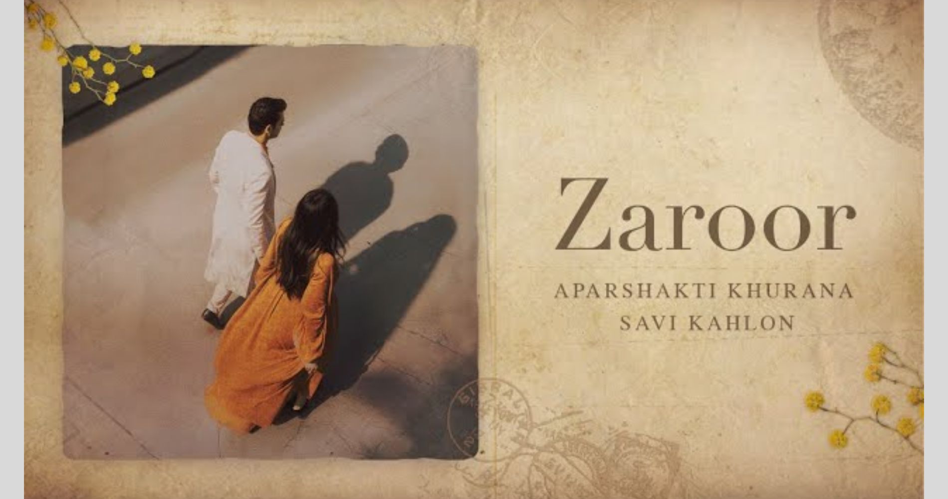 Aparshakti Khurana Unveils Latest Punjabi Lyrical Song "Zaroor"