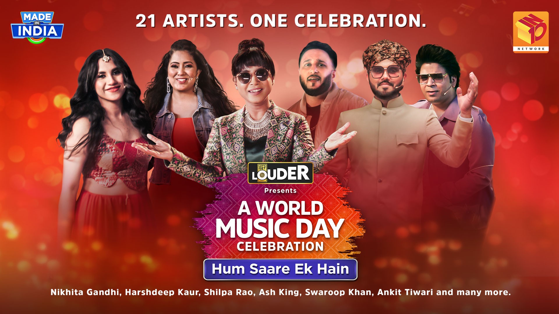 Let’s Get LOUDER Celebrates World Music Day With New Anthem 'Hum Saare Ek Hain'