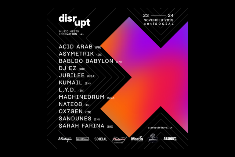 Disrupt Returns For Its 3rd Year With A Power Packed Lineup