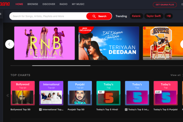 Gaana Becomes The First Music App to Hit 100 mn