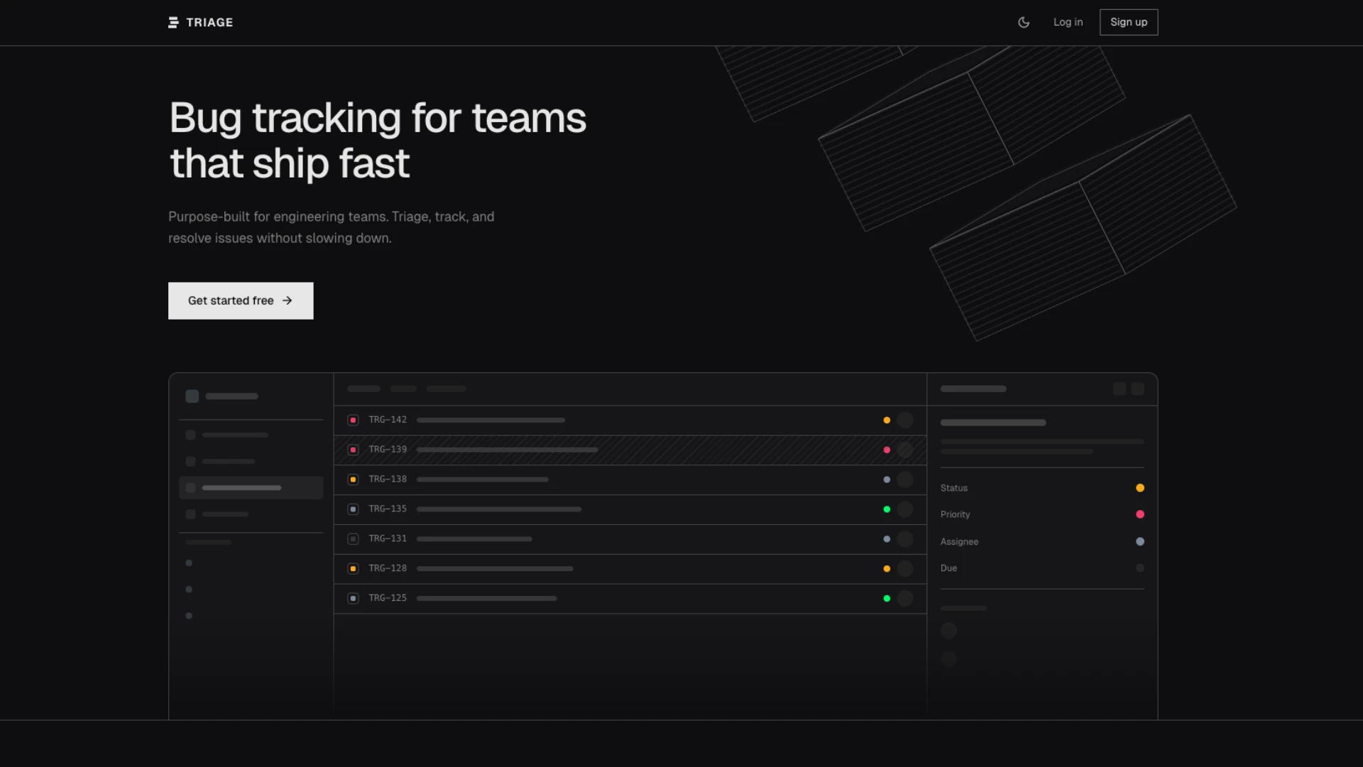 Triage - Bug Report Form & Tracker Template | Lovable