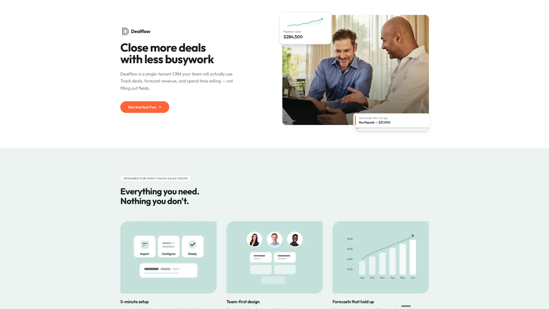Sales Pipeline CRM — internal tools template preview