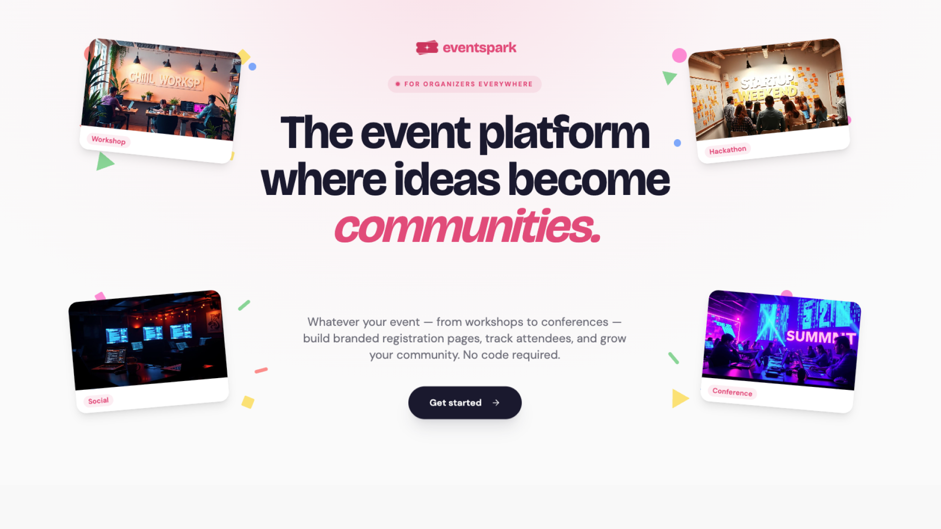 Event Registration Page Template — events template preview