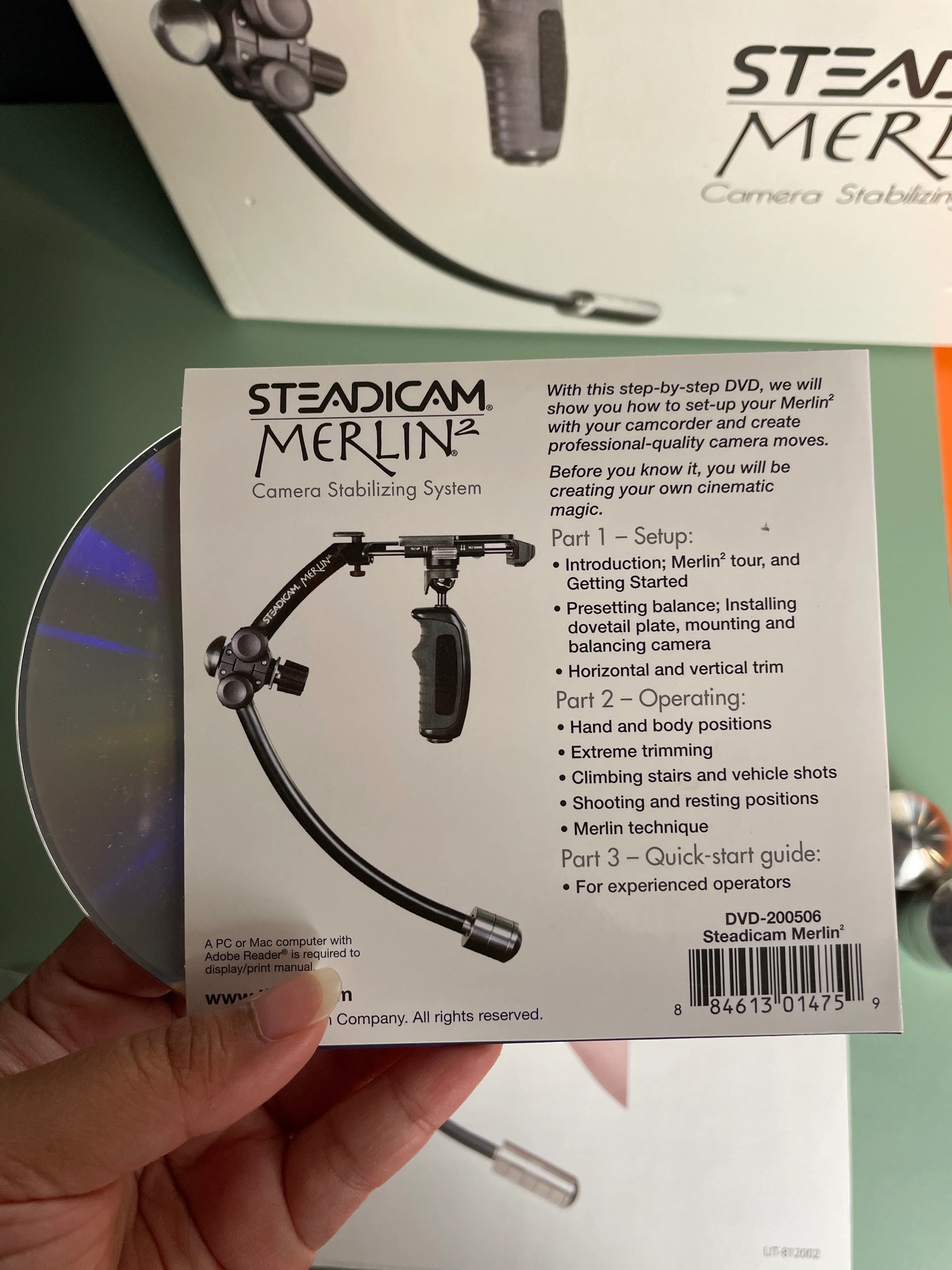 Steadicam Merlin 2 media