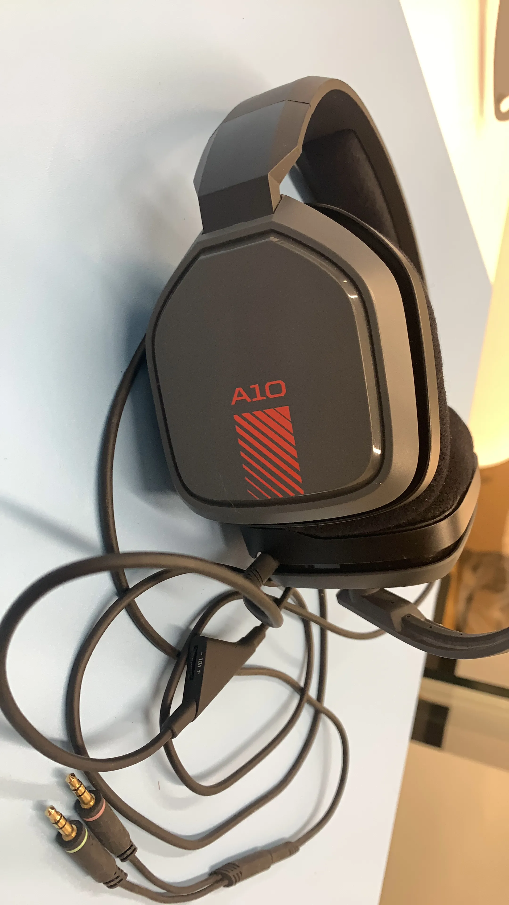 Astro A10 Gaming Headset - Gray/Red media