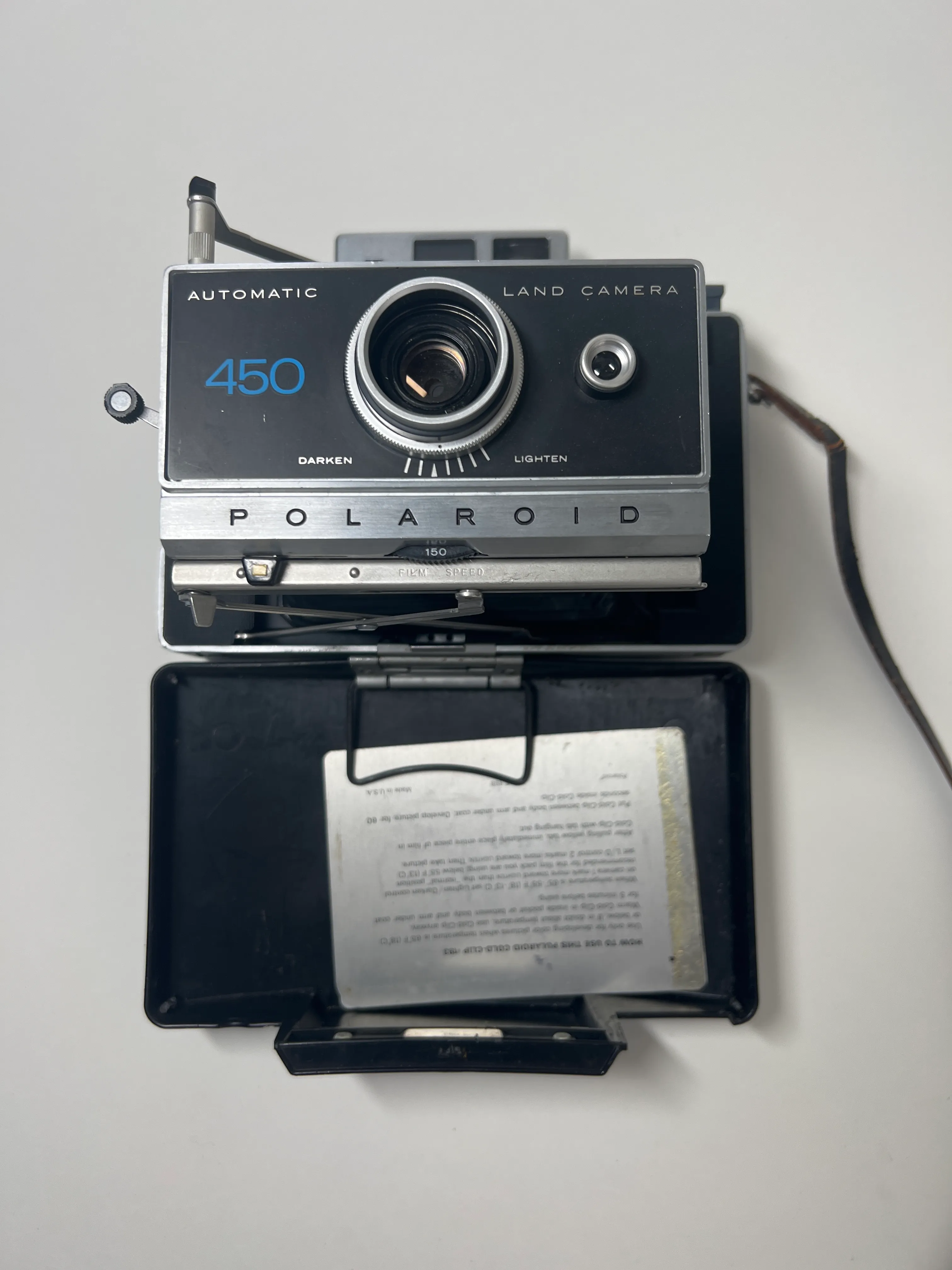  Vintage Polaroid Automatic Land Camera 450 instant film cam media