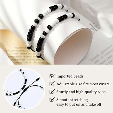 Desimtion Couples Bracelets I Love You
