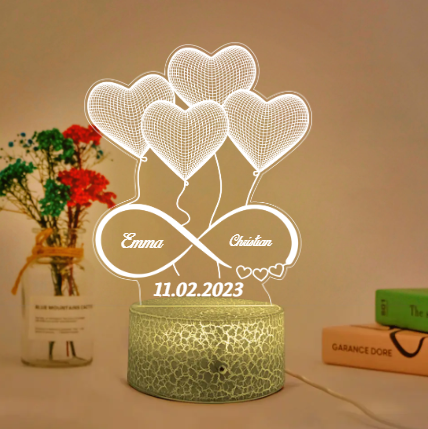 Personalised 40 Years Bullet Vase Gifts Ideas for Ruby Wedding