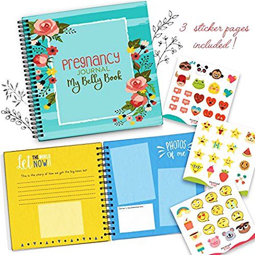 Pregnancy Journal Memory Book with Stickers