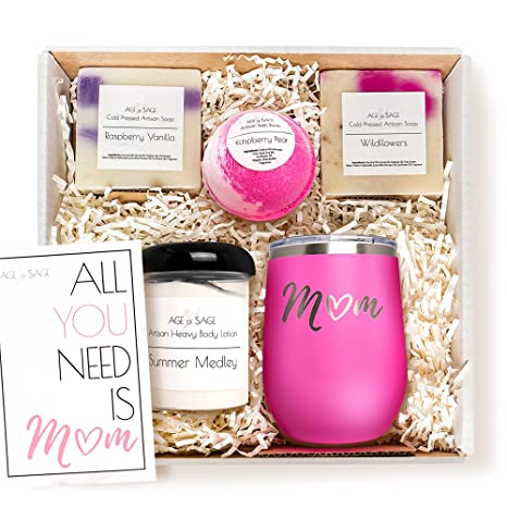 Birthday Gifts for Women Best Relaxing Spa Gifts Baskets Box for Her Wife  Mom Best Friend Mother Grandma Bday Bath and Body Kit Sets Self Care  Present Beauty Products Package Rose Scent 