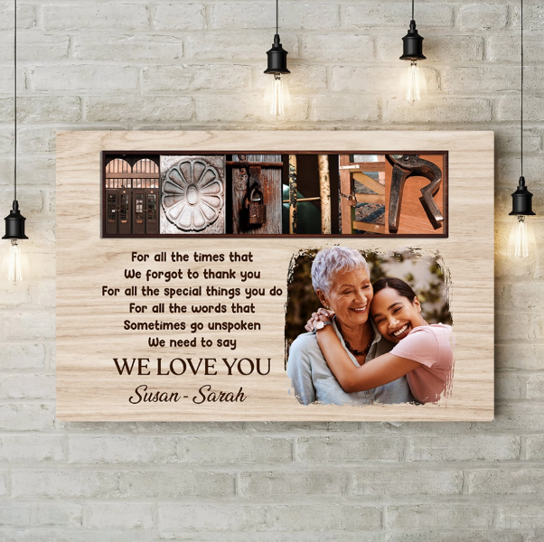 We Love You Canvas Poster